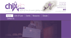 Desktop Screenshot of chix4acause.org